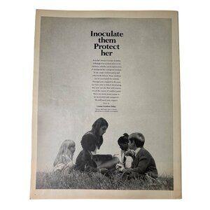 1970 United Cerebral Palsy Organization Full Page Vintage Print Ad u Children in